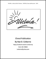 Alleluia! SATB choral sheet music cover Thumbnail